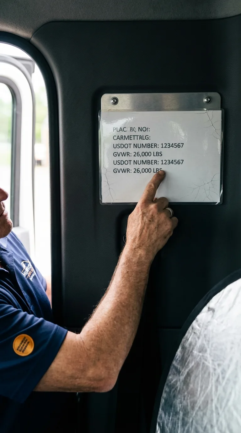 USDOT licensing placard verification in Berlin
